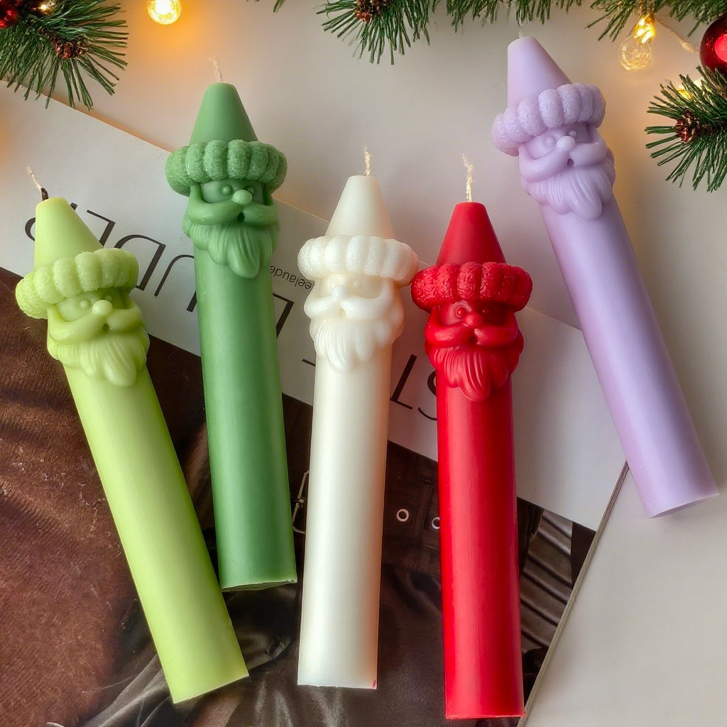 Xmas Candle Making - Christmas Santa Beard Long Stick Silicone