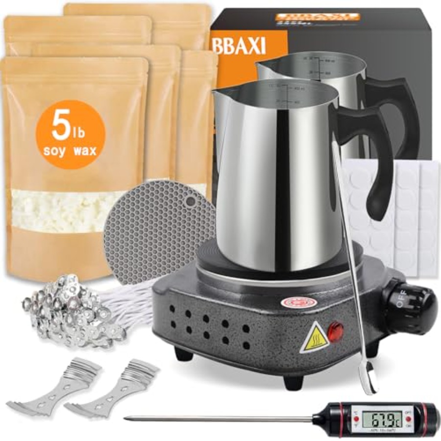 Candle Making Wax Melter - Candle Making Kit with for AdultsCandle