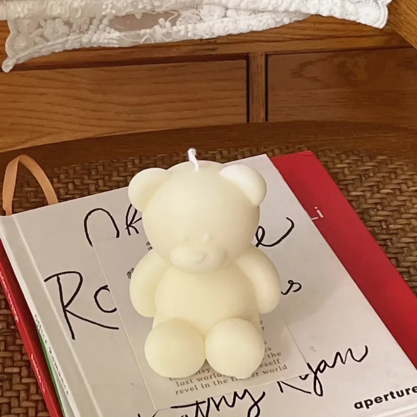 3D Cute Cartoon Bear Silicone  - Candle Making At Home reseña y precio