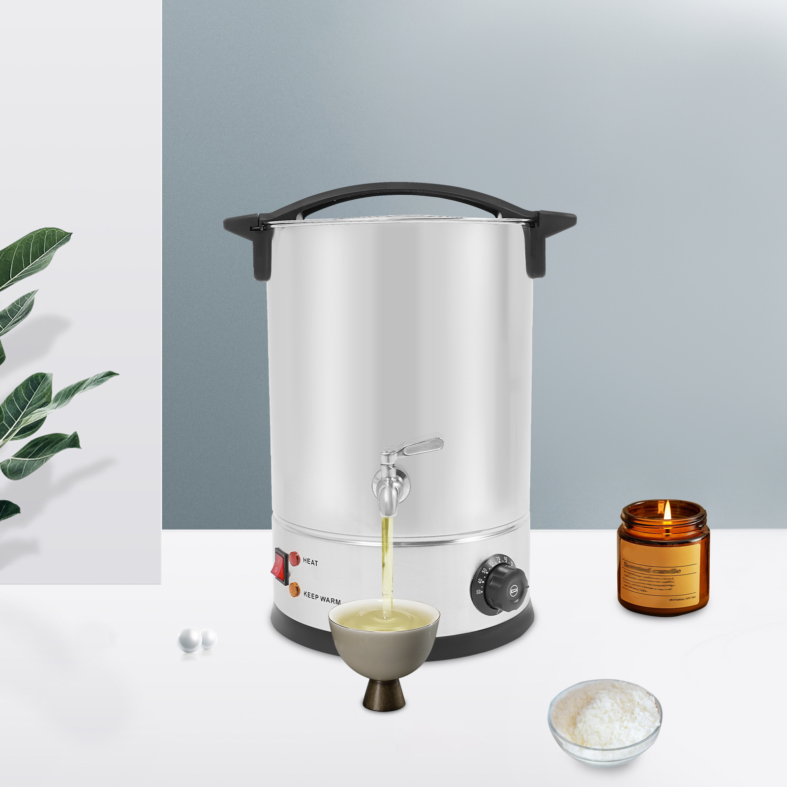 1200 W Electric Wax Melter, 12 - Candle Making Wax Melter reseña y precio