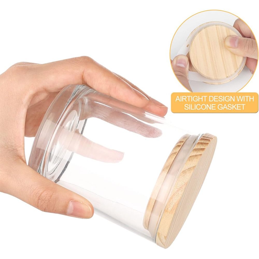 Clear Glass Candle Jars Transp - Candle Making Glass reseña y precio