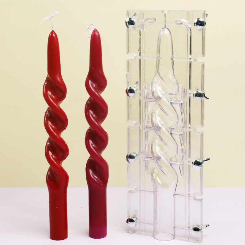 Twisted Stripe Column Acrylic  - Candle Making At Home reseña y precio