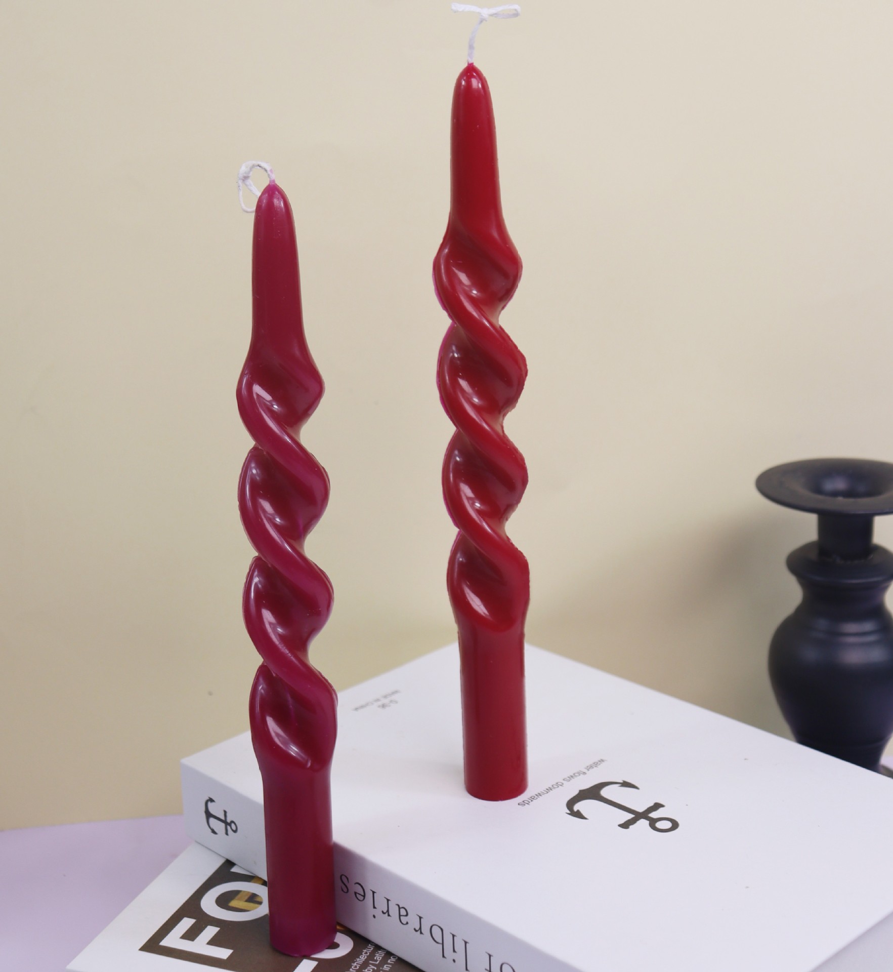Twisted Stripe Column Acrylic  - Candle Making At Home reseña y precio