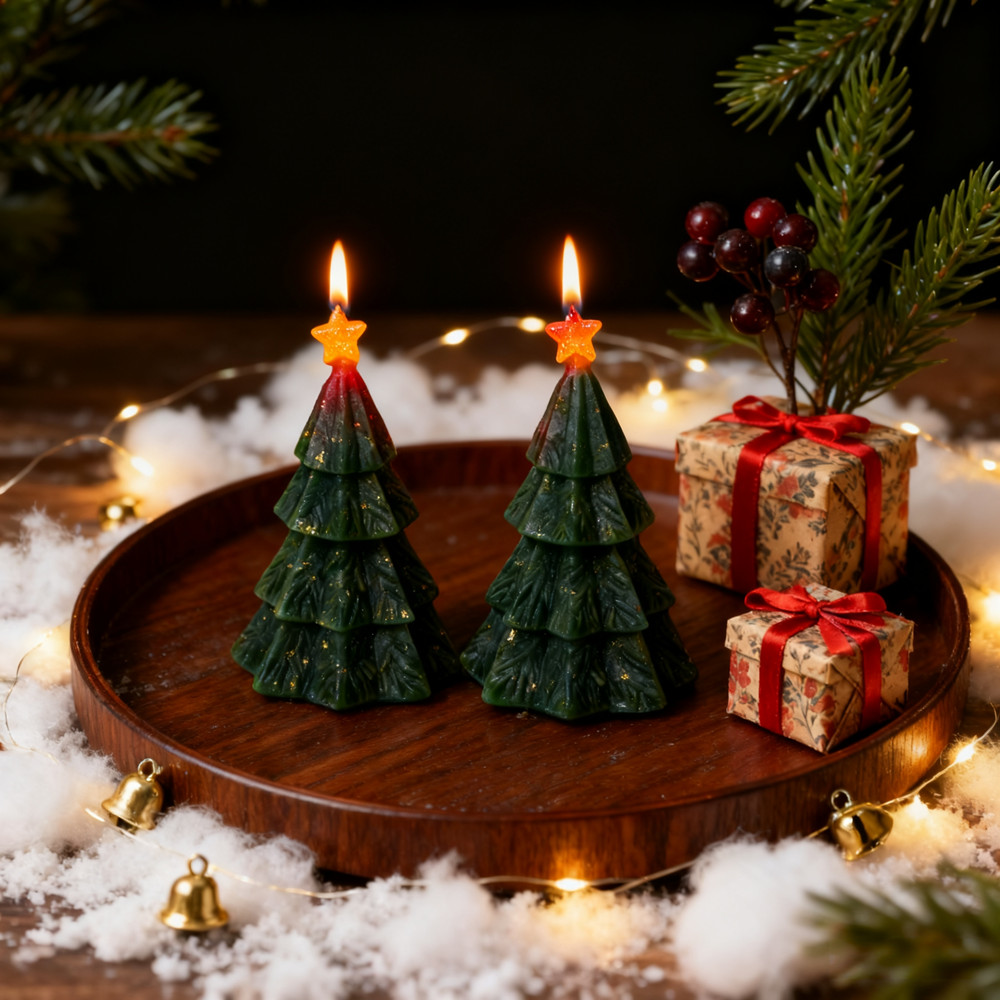 3D Christmas Santa Candle Mold - Xmas Candle Making reseña y precio