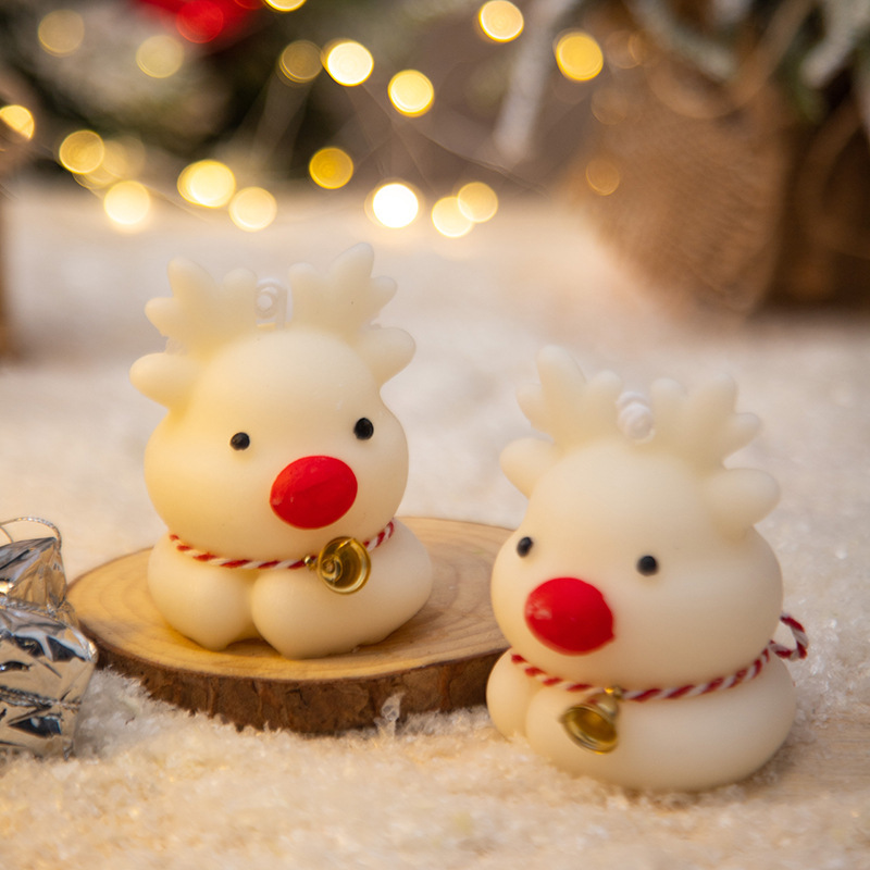 3D Christmas Deer Candle Makin - Xmas Candle Making reseña y precio