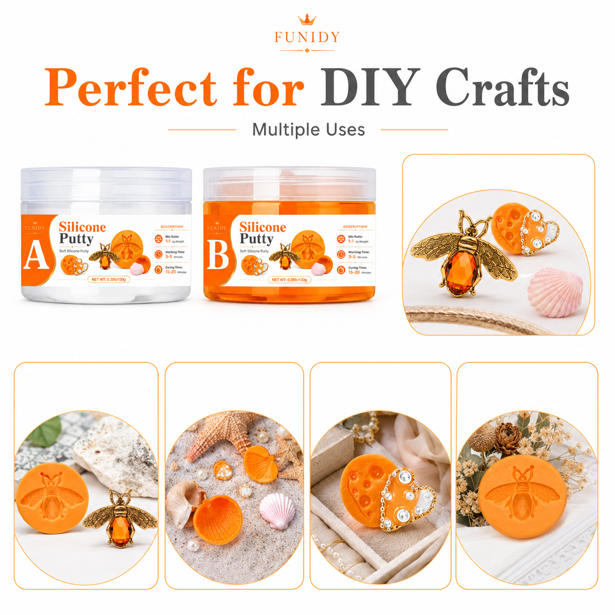 SILICONE PUTTY Making Kit, Fas - Candle Making At Home reseña y precio