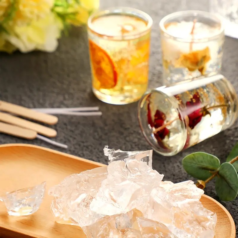 Transparent Crystal Wax, Jelly - Candle Making Activity reseña y precio