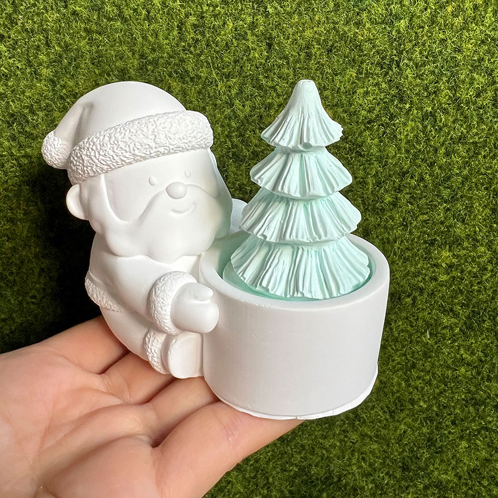 DIY Santa Claus Candlestick Si - Xmas Candle Making reseña y precio