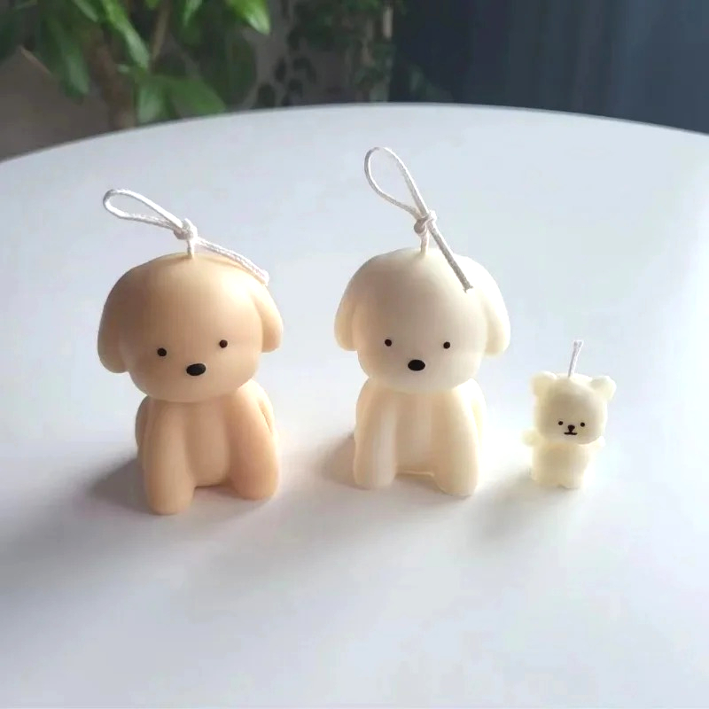 3D Puppy Scented Candle Silico - Candle Making At Home reseña y precio