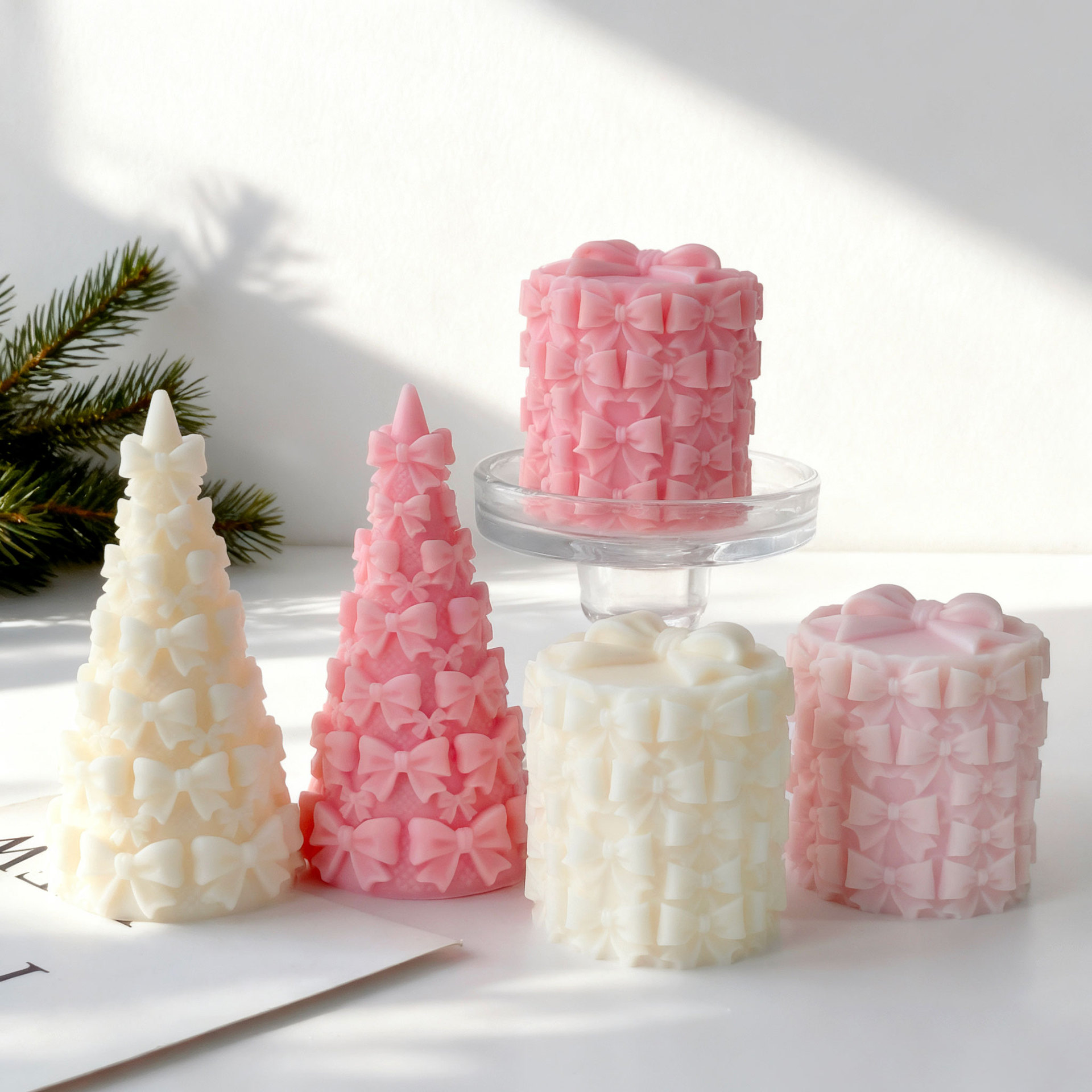 3D Bow Tie Christmas Tree Gift - Xmas Candle Making reseña y precio