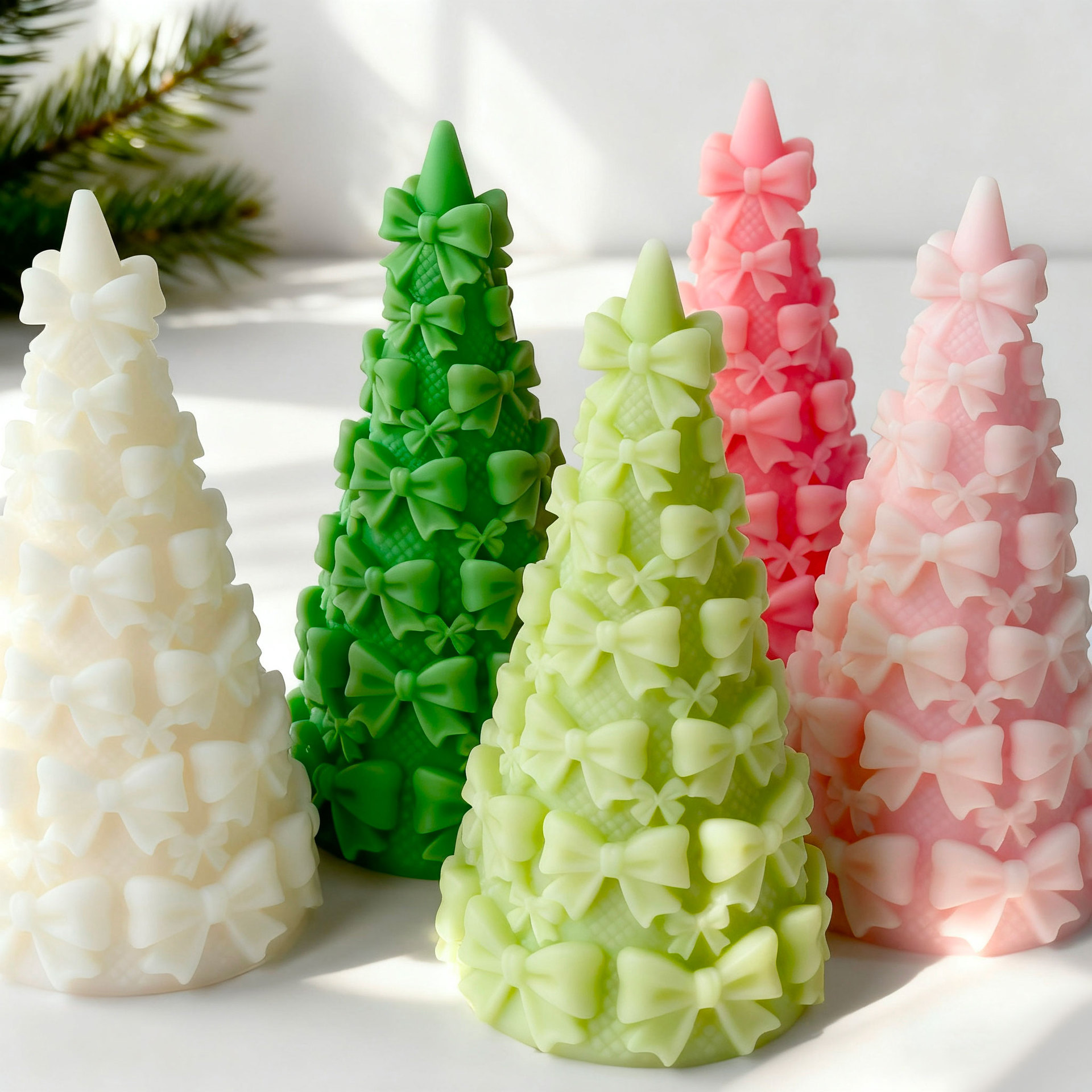 3D Bow Tie Christmas Tree Gift - Xmas Candle Making reseña y precio