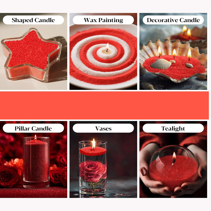 100G Green White Red Sand Pear - Candle Making Activity reseña y precio