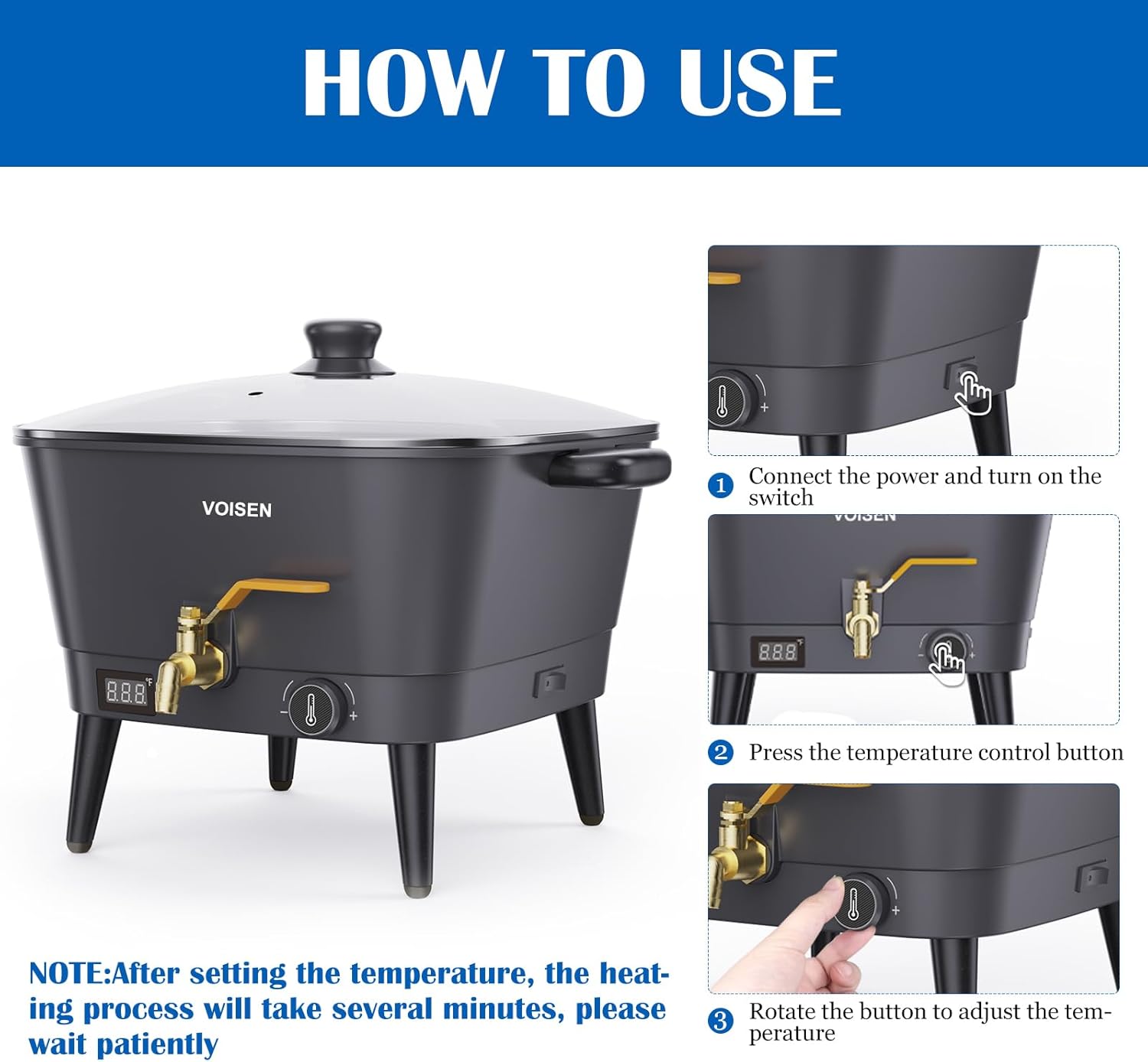 8Qt Electric Wax Melter for Ca - Candle Making Wax Melter reseña y precio
