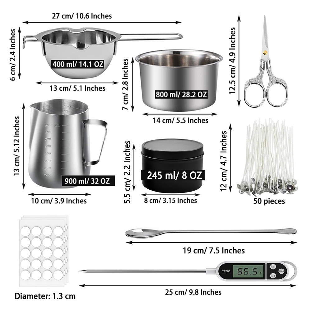 Glintmos DIY Candle Making Kit - Candle Making Activity reseña y precio