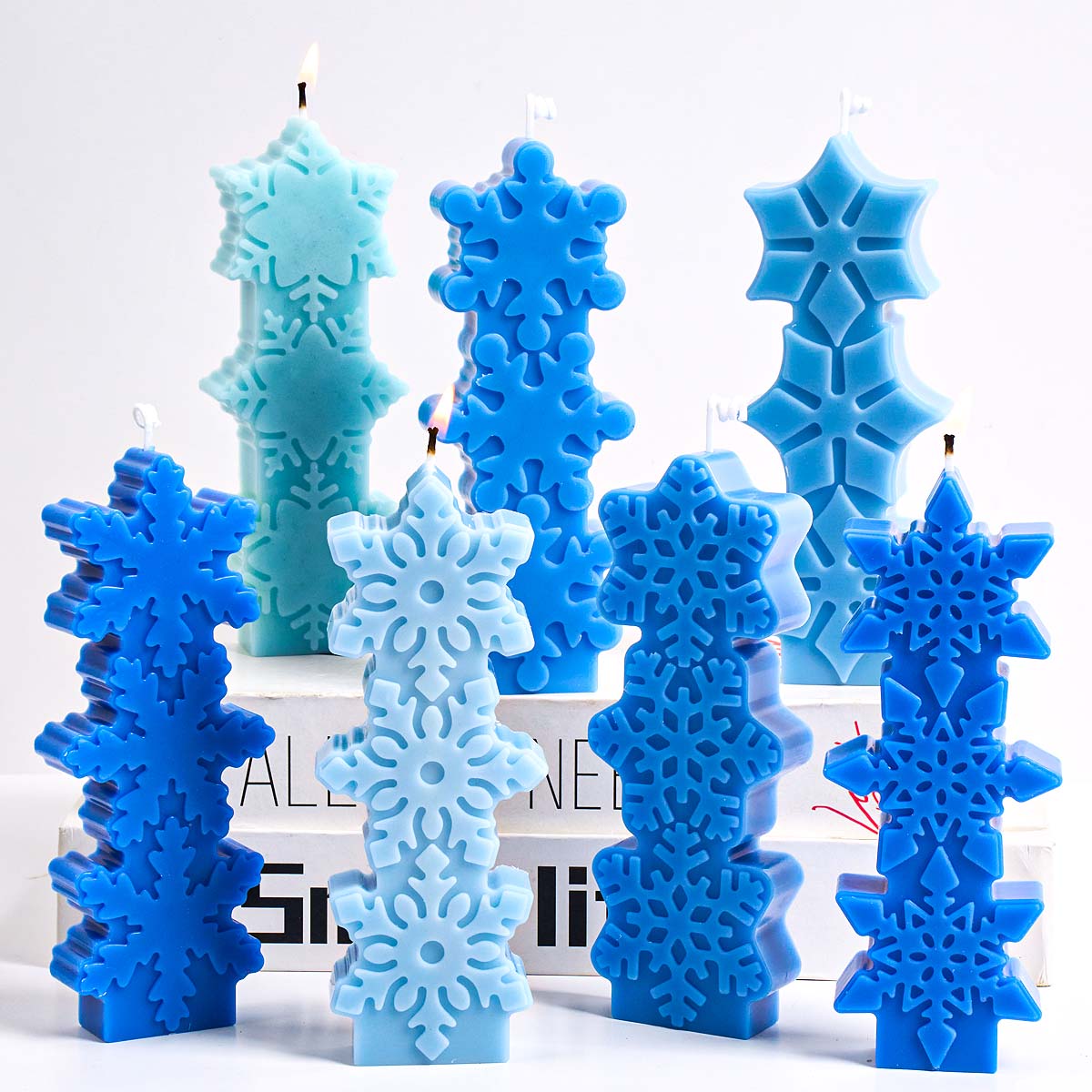 Christmas Snowflake Candle Mol - Xmas Candle Making reseña y precio