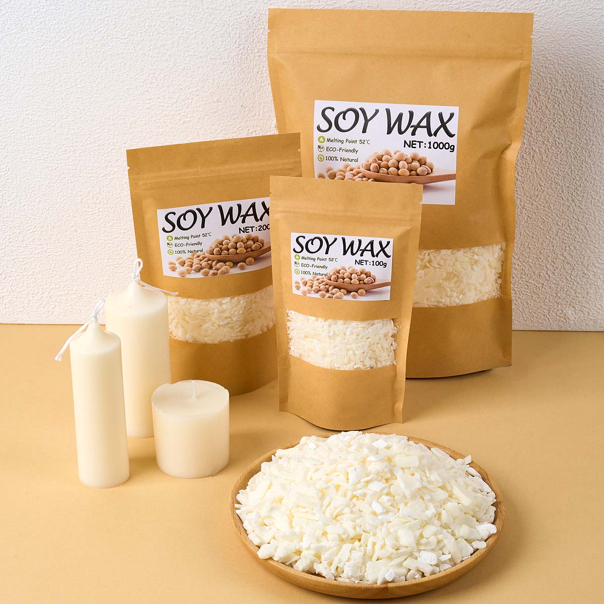1 Pounds Pure White Soy Wax Fo - Candle Making Activity reseña y precio