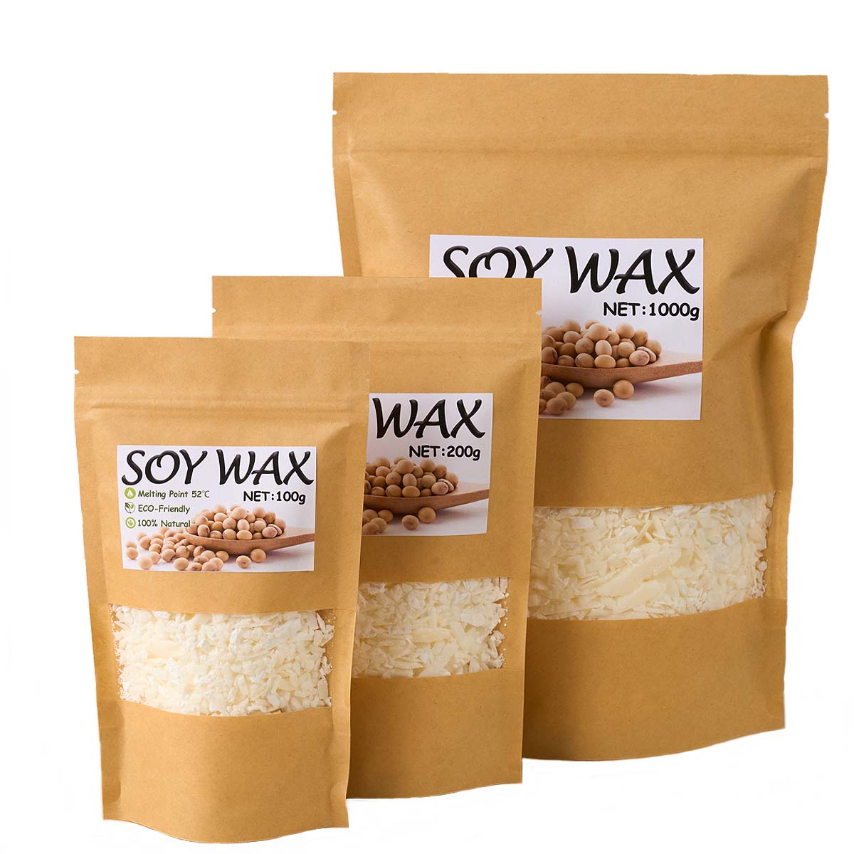 1 Pounds Pure White Soy Wax Fo - Candle Making Activity reseña y precio
