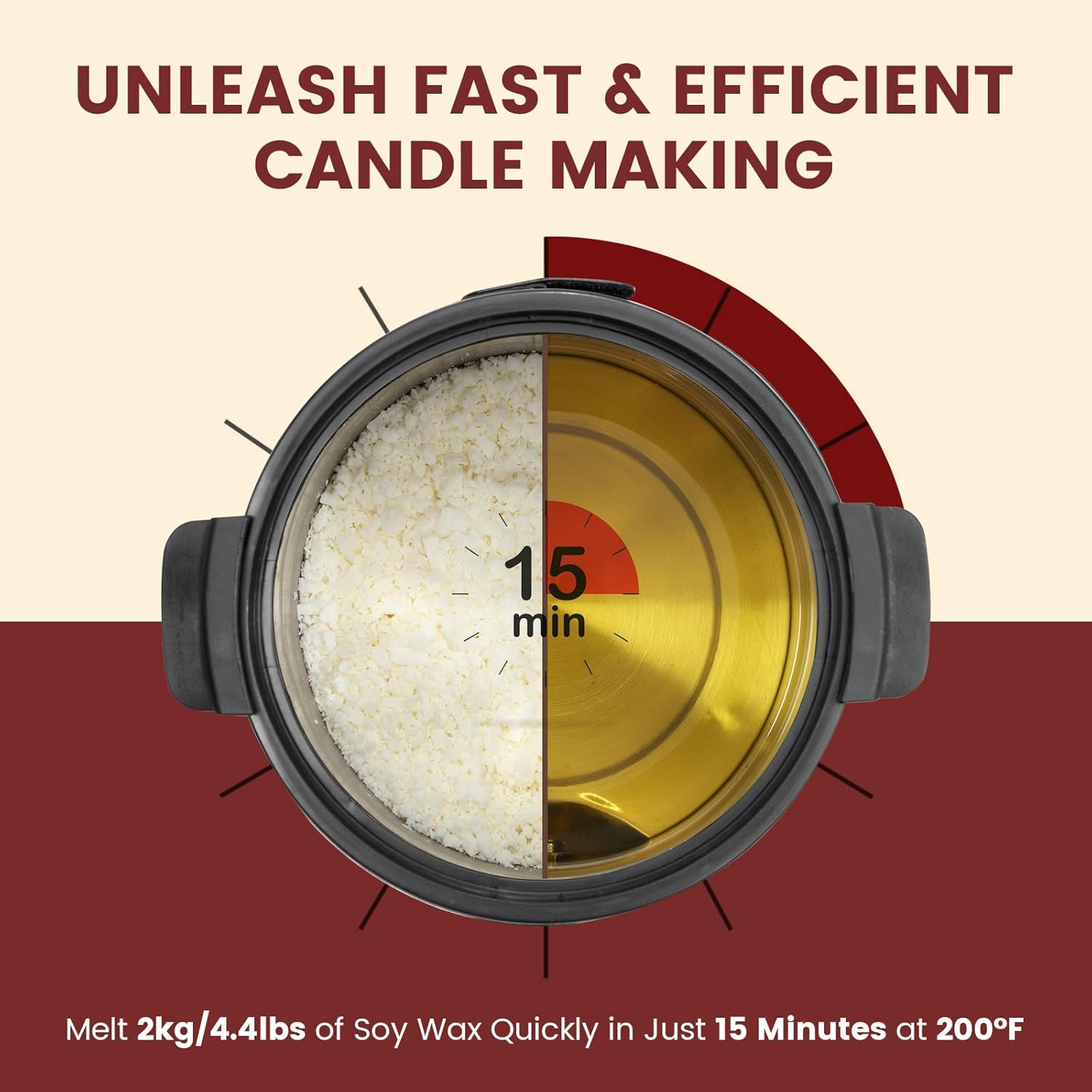 8L Electric Wax Melter for Can - Candle Making Wax Melter reseña y precio