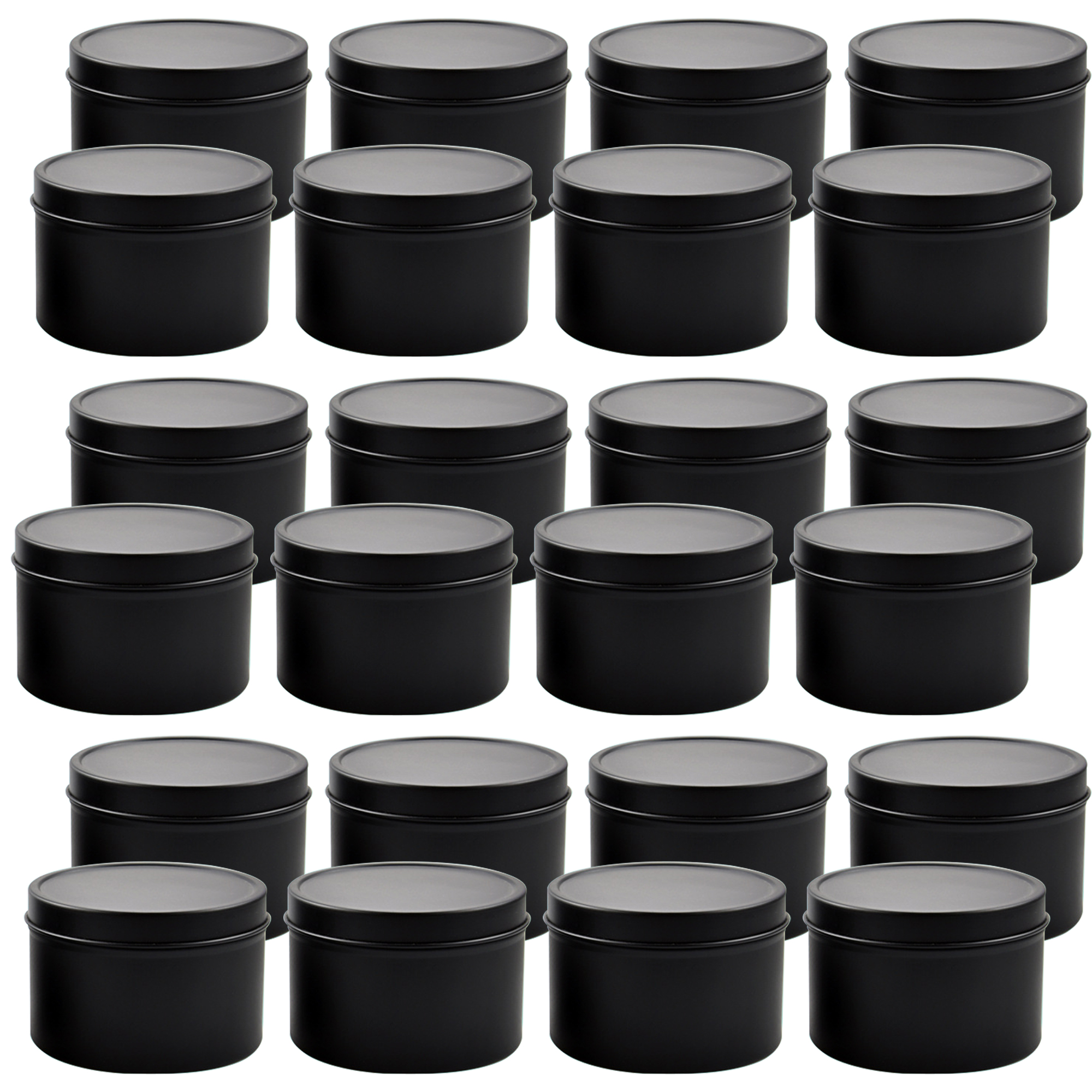 4oz/ 8oz Candle tins with lids - Candle Making Glass reseña y precio
