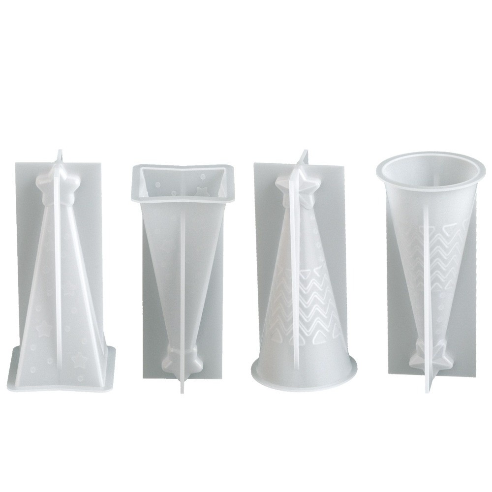 Silicone Christmas Cone Candle - Xmas Candle Making reseña y precio