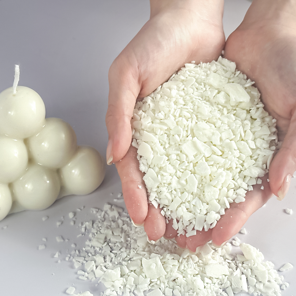 250g/500g Natural Soy Wax Gran - Candle Making Activity reseña y precio