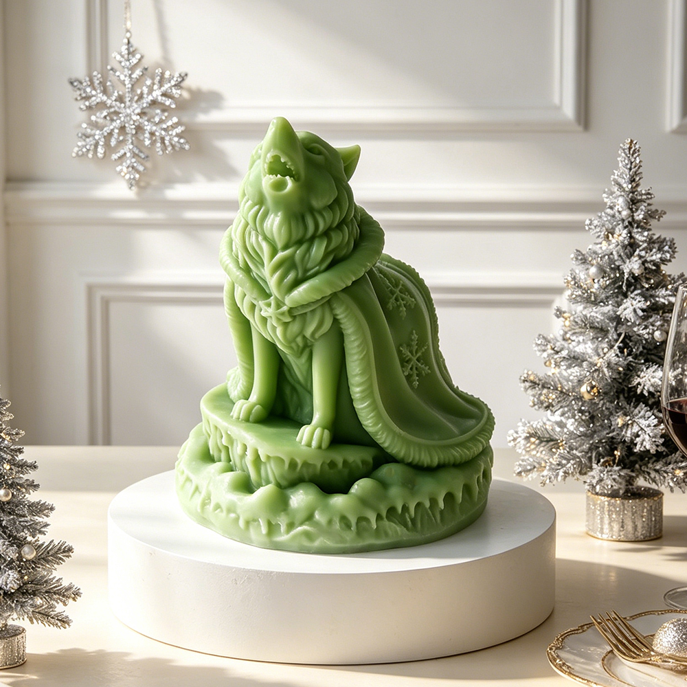 Christmas Snowflake Wolf Silic - Xmas Candle Making reseña y precio