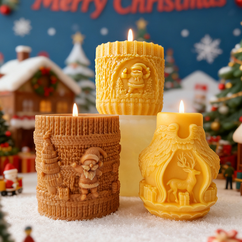 DIY Christmas Series Cylinder  - Xmas Candle Making reseña y precio