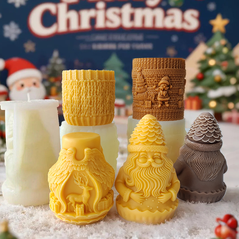 DIY Christmas Series Cylinder  - Xmas Candle Making reseña y precio