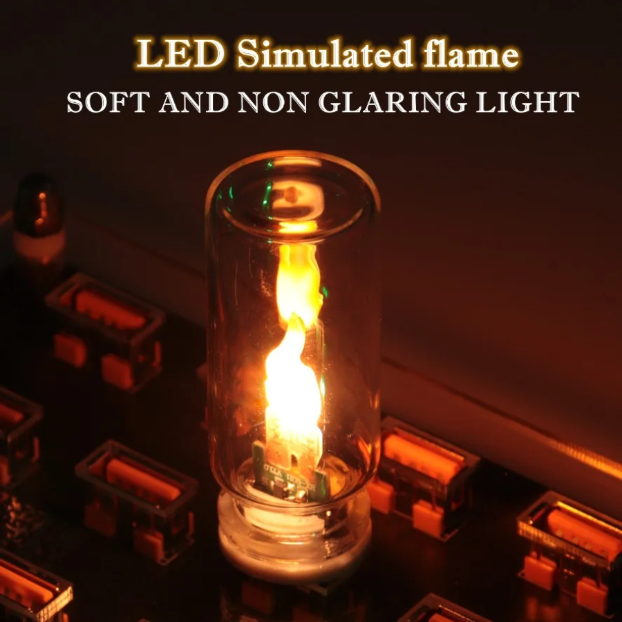 USB Flame Flickering LED Frost - Candle Making Glass reseña y precio