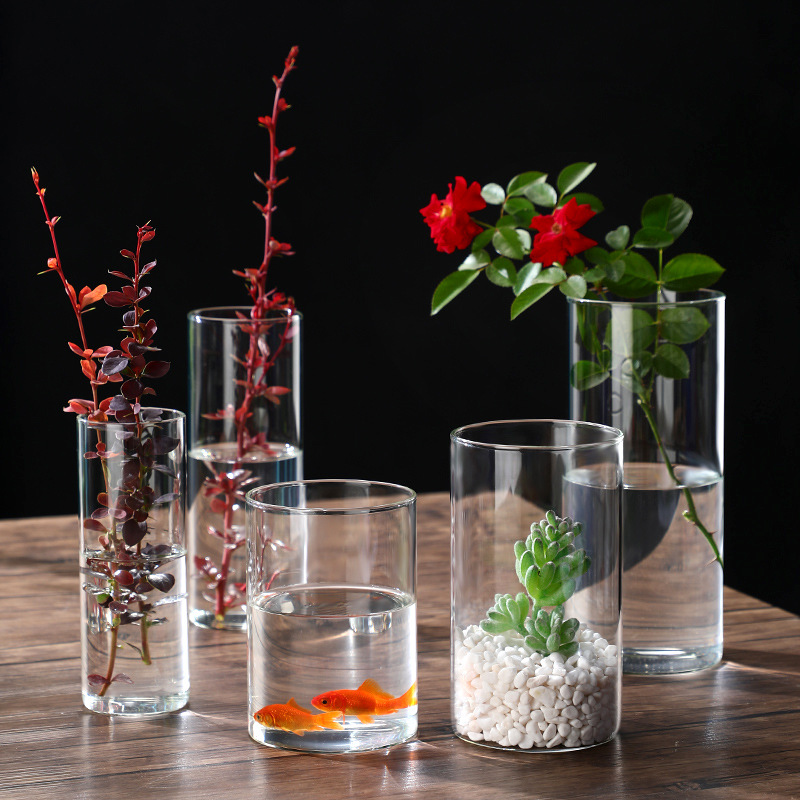 Glass Cylinder Vases Glass Hyd - Candle Making Glass reseña y precio