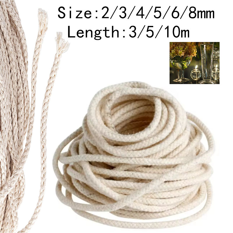 2-8mm Cotton Oil Lamp Wick Str - Candle Making Glass reseña y precio