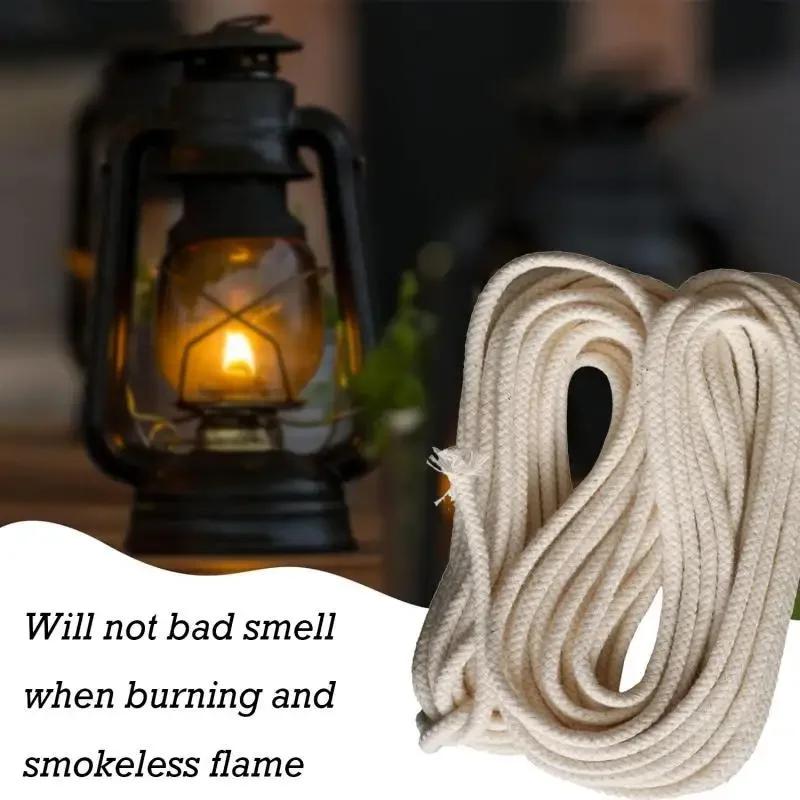 2-8mm Cotton Oil Lamp Wick Str - Candle Making Glass reseña y precio