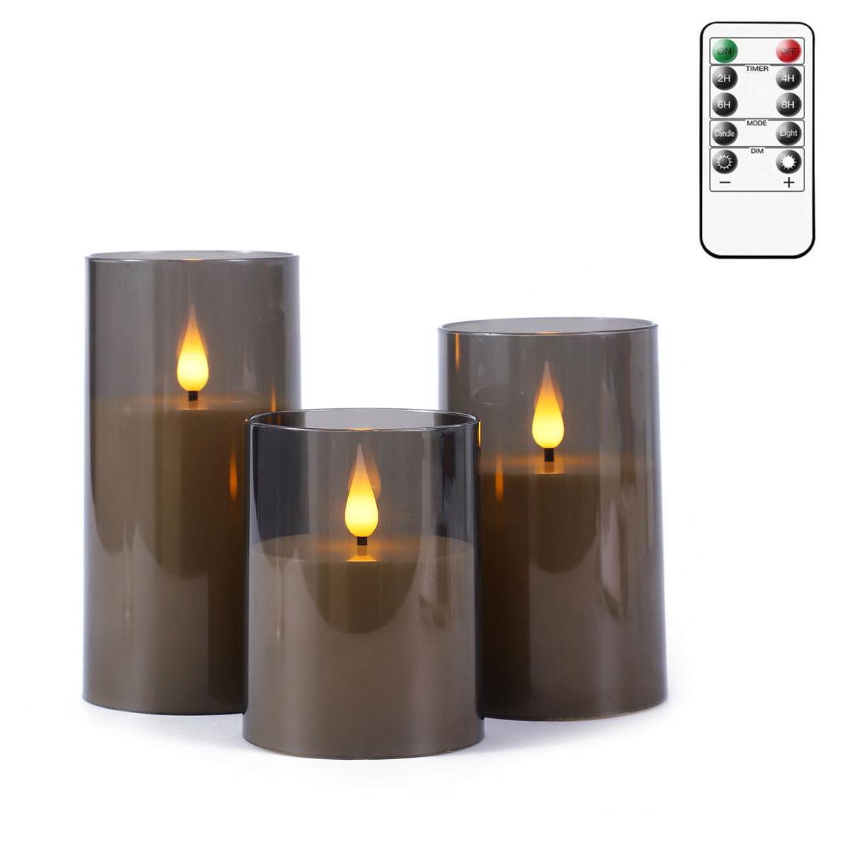 1 or 3 Pcs Grey/Gold Acrylic F - Candle Making Glass reseña y precio