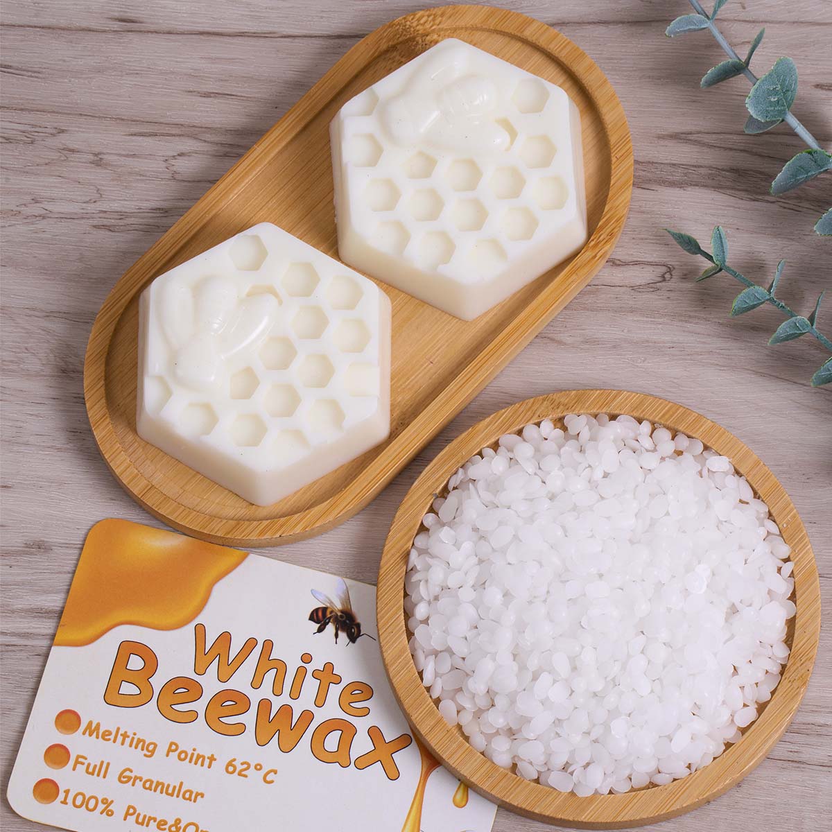 White Beeswax Pure Natural Gra - Candle Making Activity reseña y precio