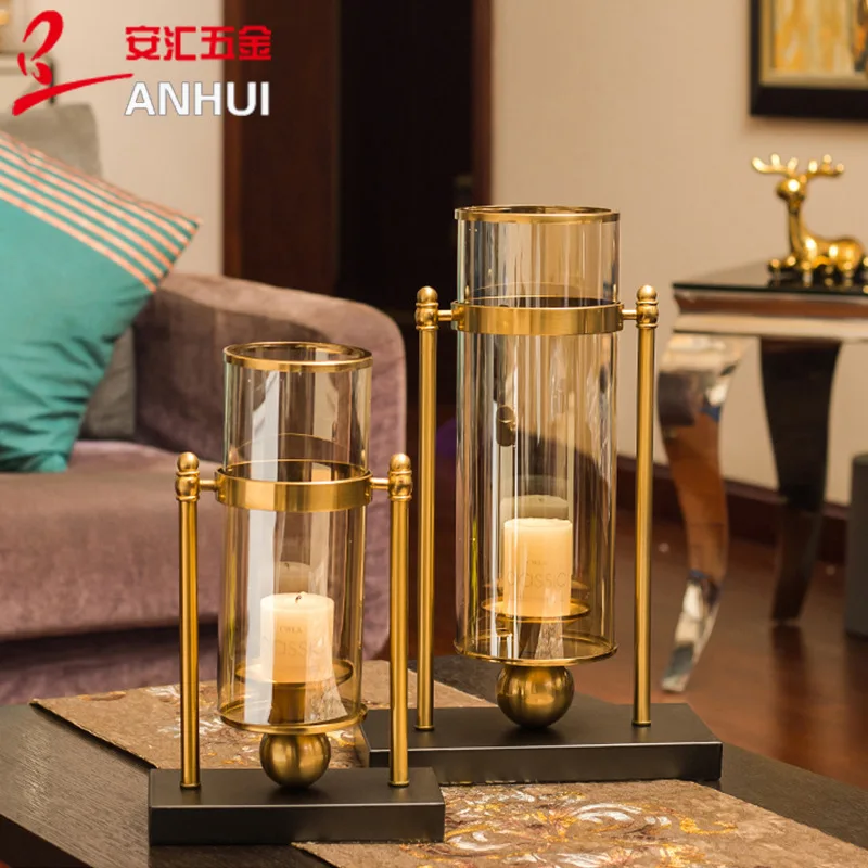 Creative Metal Vase Nordic Gla - Candle Making Glass reseña y precio