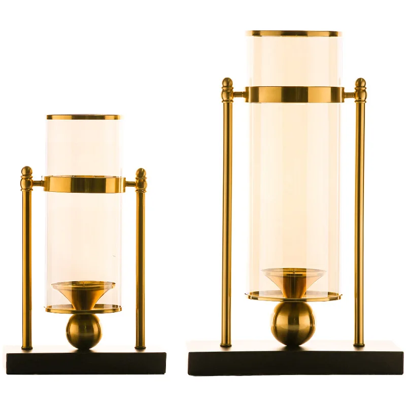 Creative Metal Vase Nordic Gla - Candle Making Glass reseña y precio