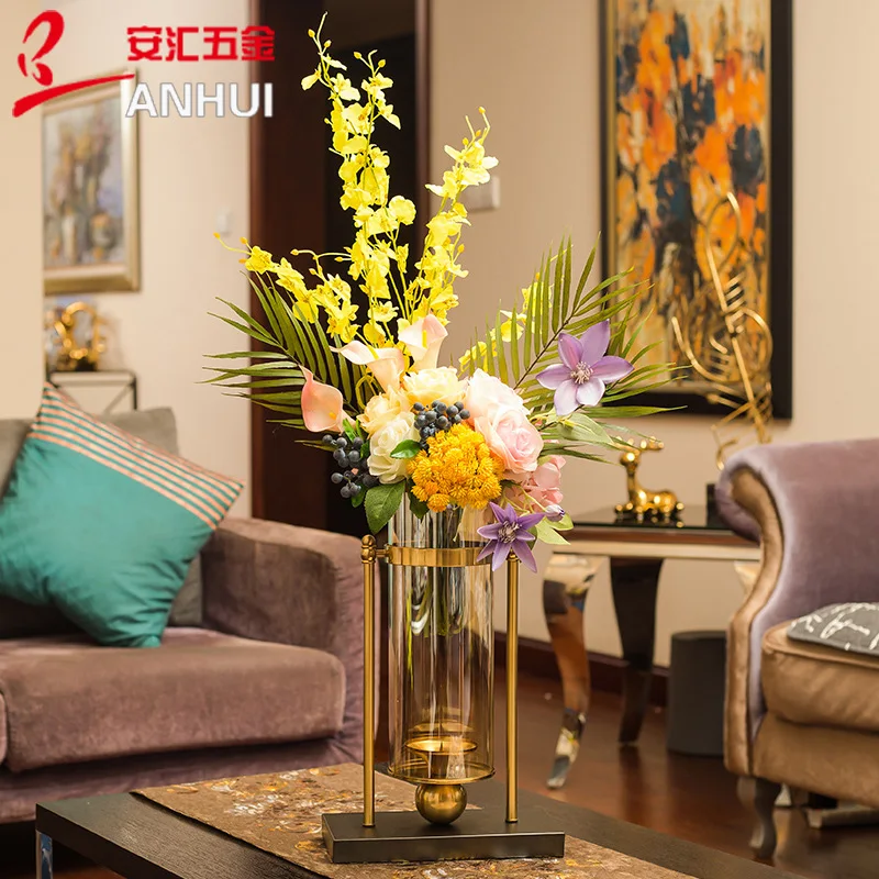 Creative Metal Vase Nordic Gla - Candle Making Glass reseña y precio