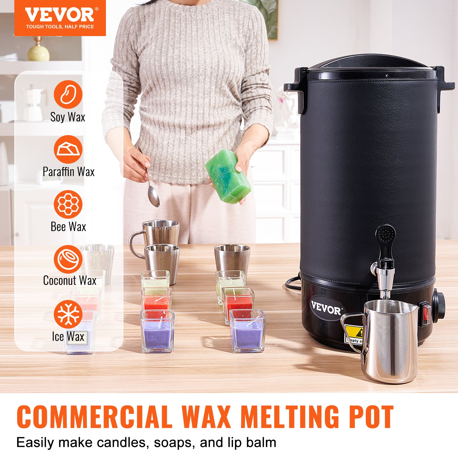 10 L Wax Melter For Candle Mak - Candle Making Wax Melter reseña y precio