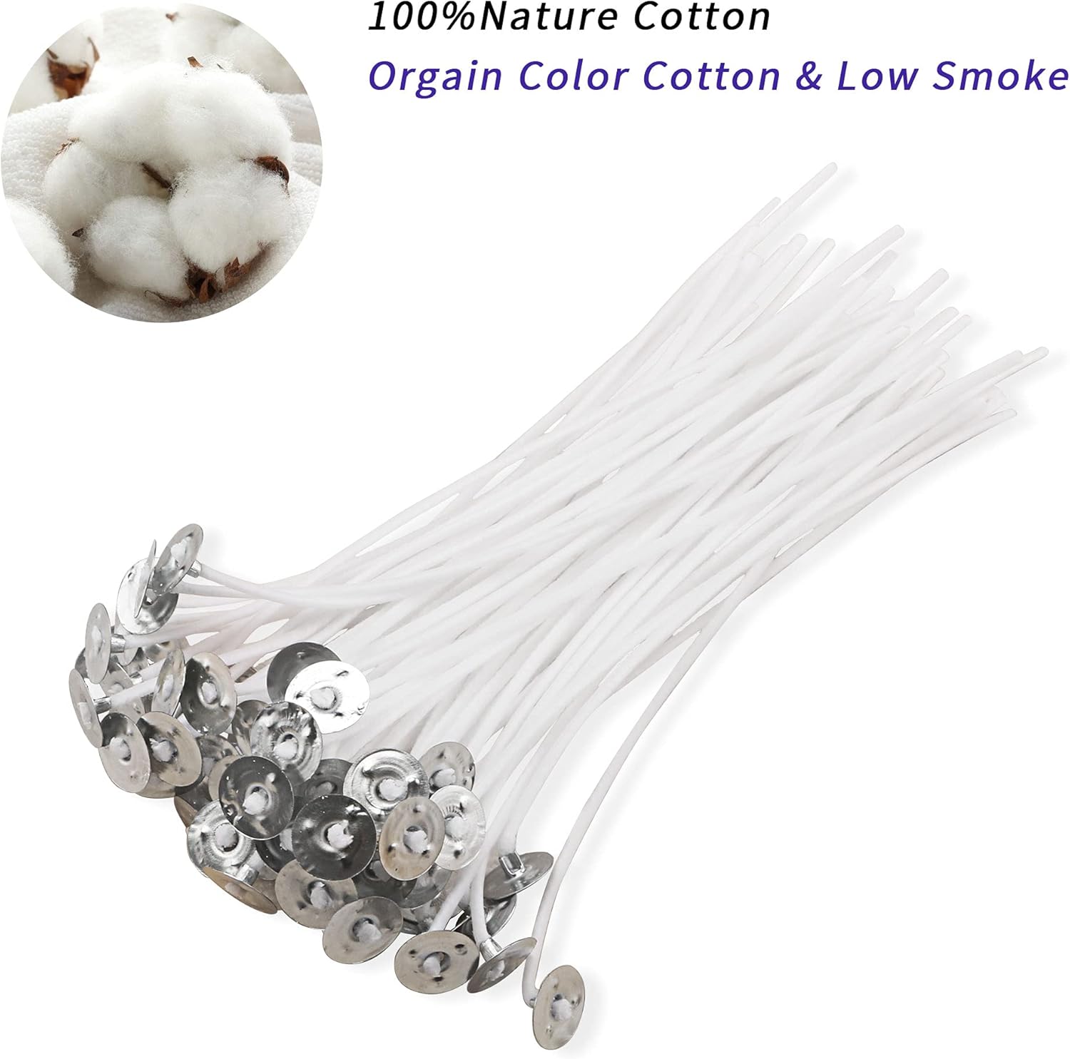 100 Piece 6 inch Pre-Waxed Can - Candle Making Glass reseña y precio
