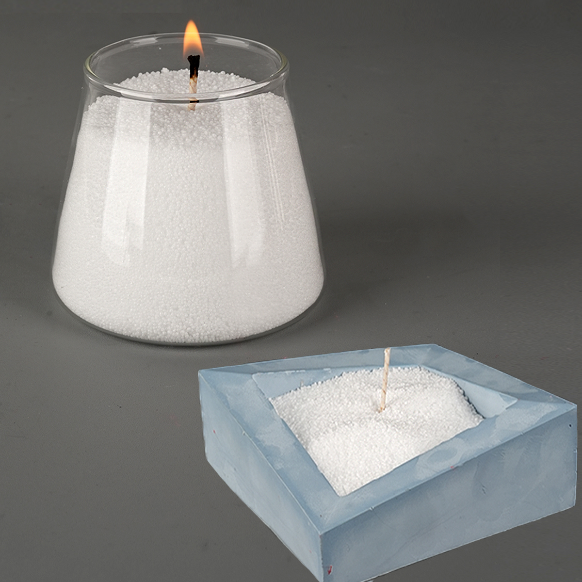 500g/1000g White Sand Wax Ice  - Candle Making Activity reseña y precio