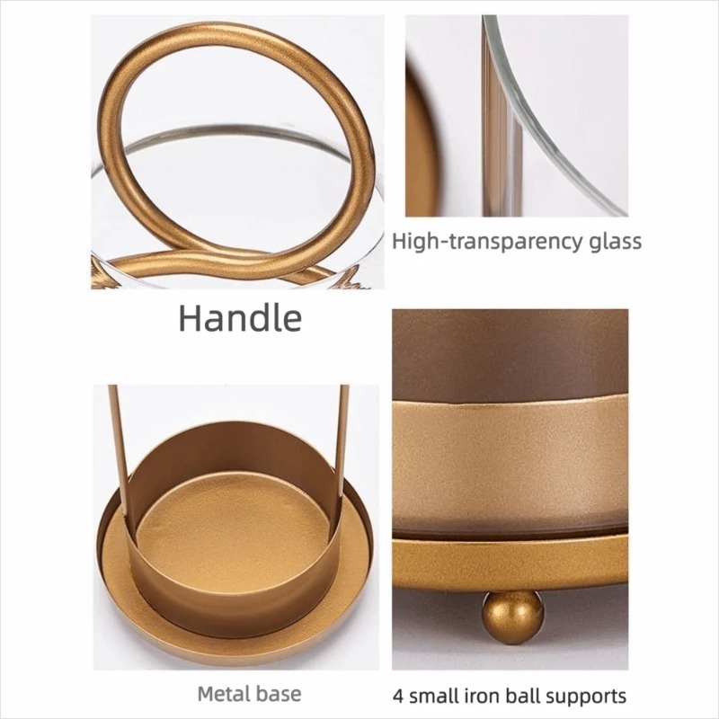 Vintage Brass Metal Candle Hol - Candle Making Glass reseña y precio