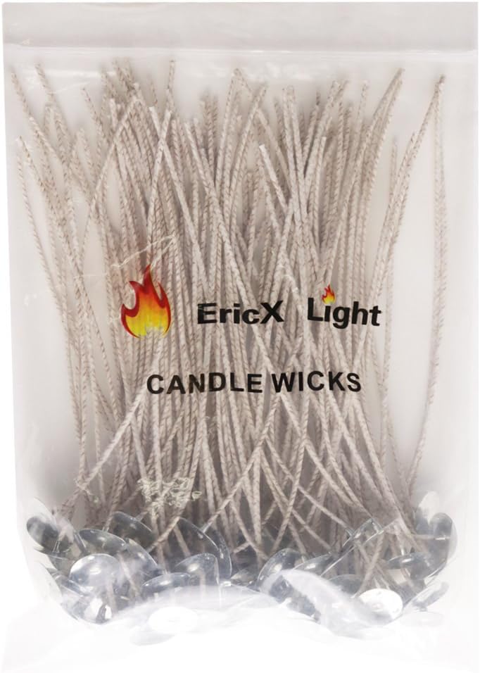 100-Piece 8-Inch Soy Wax Candl - Candle Making Glass reseña y precio