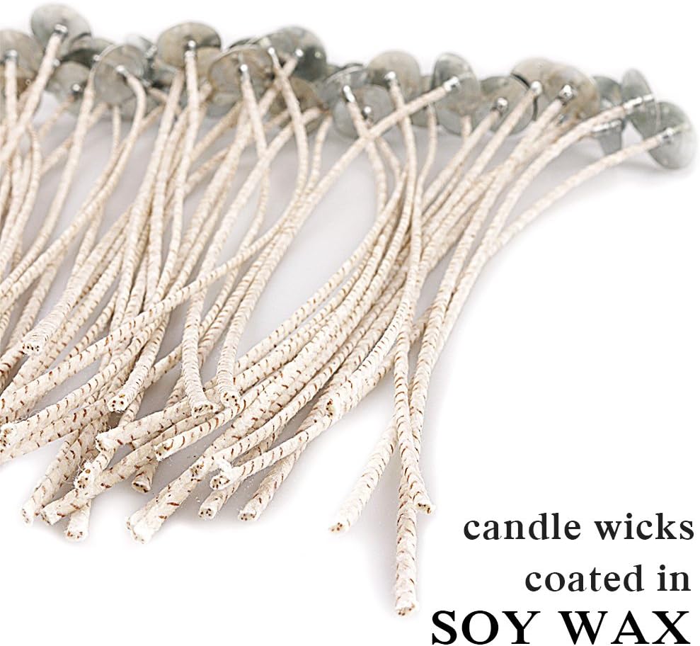 100-Piece 8-Inch Soy Wax Candl - Candle Making Glass reseña y precio