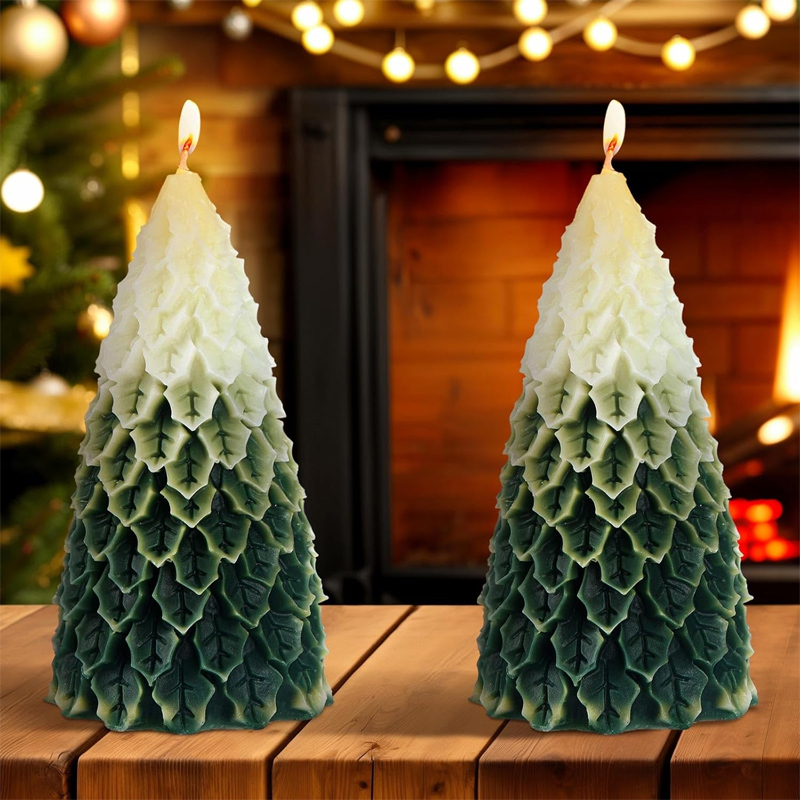 3D Tree Shaped Candle Silicone - Xmas Candle Making reseña y precio