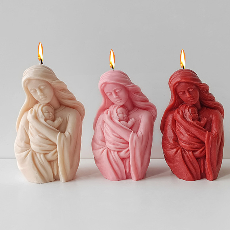 Madonna Hold Baby Silicone Can - Candle Making At Home reseña y precio