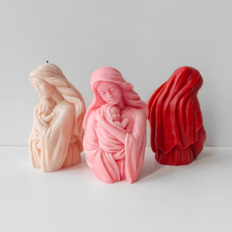 Madonna Hold Baby Silicone Can - Candle Making At Home reseña y precio
