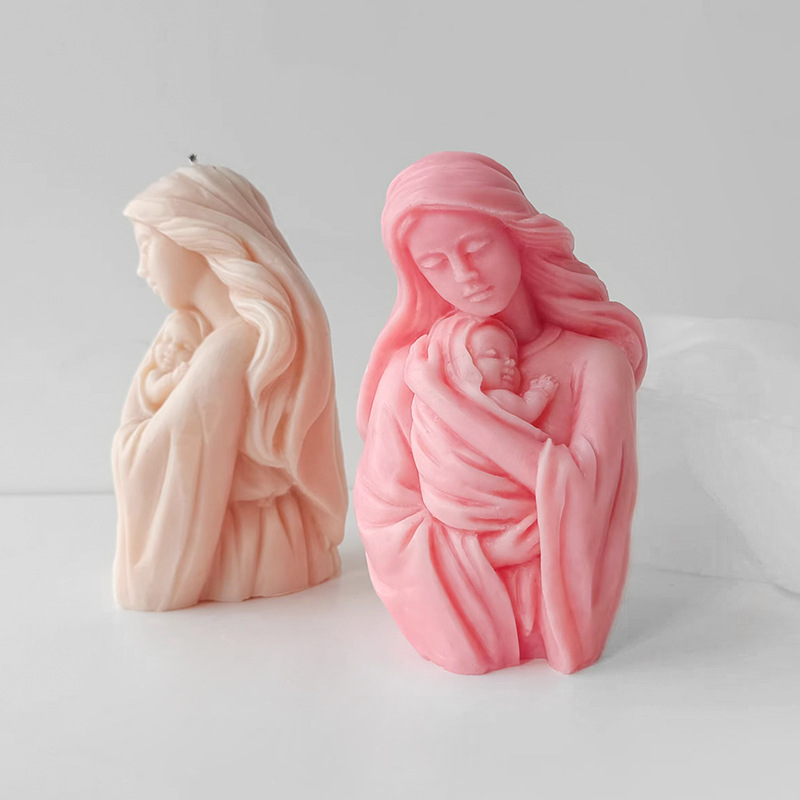 Madonna Hold Baby Silicone Can - Candle Making At Home reseña y precio