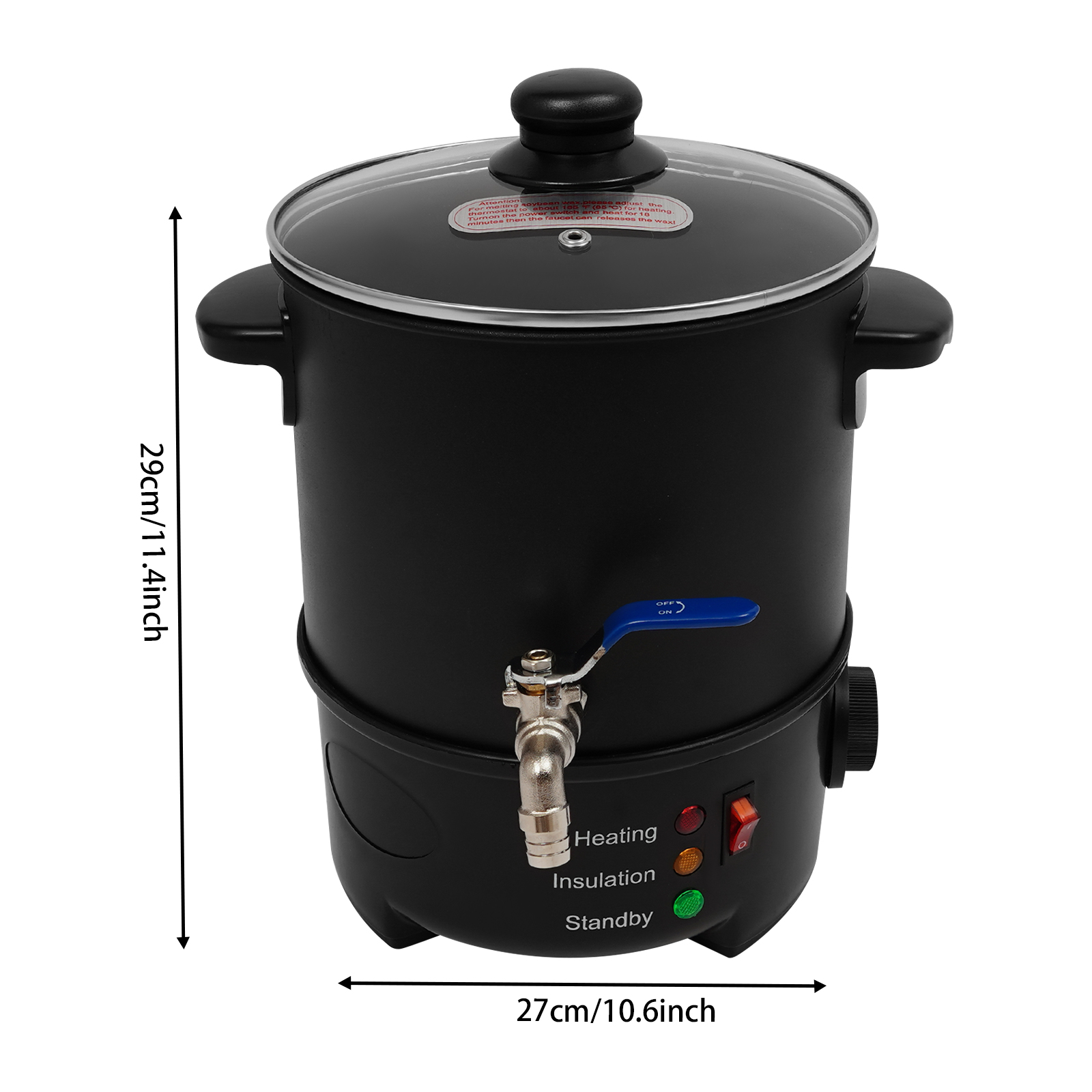 4L Electric Wax Melter, 600W 1 - Candle Making Wax Melter reseña y precio